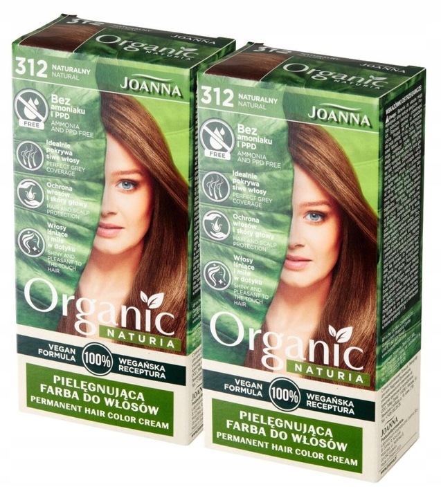 Joanna Naturia Organic Haarfarbe 312 Natur
