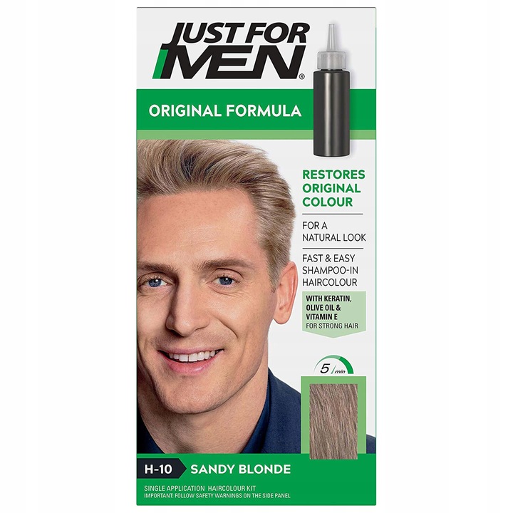 Just For Men H10 Blond Tönungsshampoo für Männer 60g