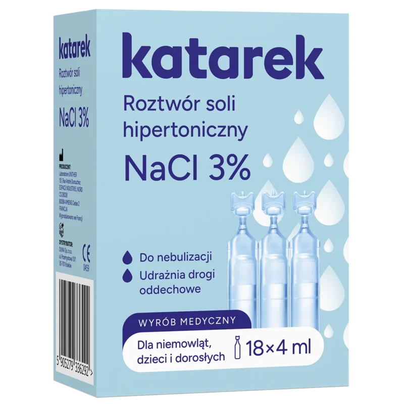Katarek hypertone Kochsalzlösung NaCl 3 % Inhalationsampullen 18 × 4 ml