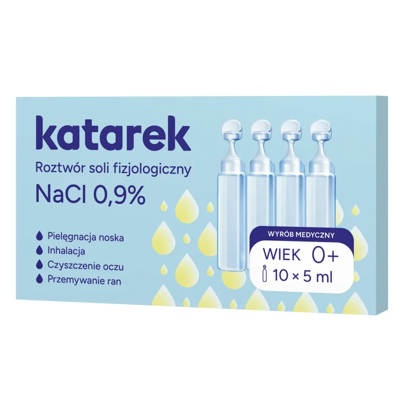 Katarek physiologische Kochsalzlösung NaCl 0,9 % 5 ml Ampullen
