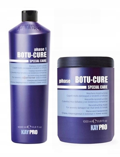 KayPro Botu Cure Shampoo und Maske Set 1000 ml für geschädigtes Haar
