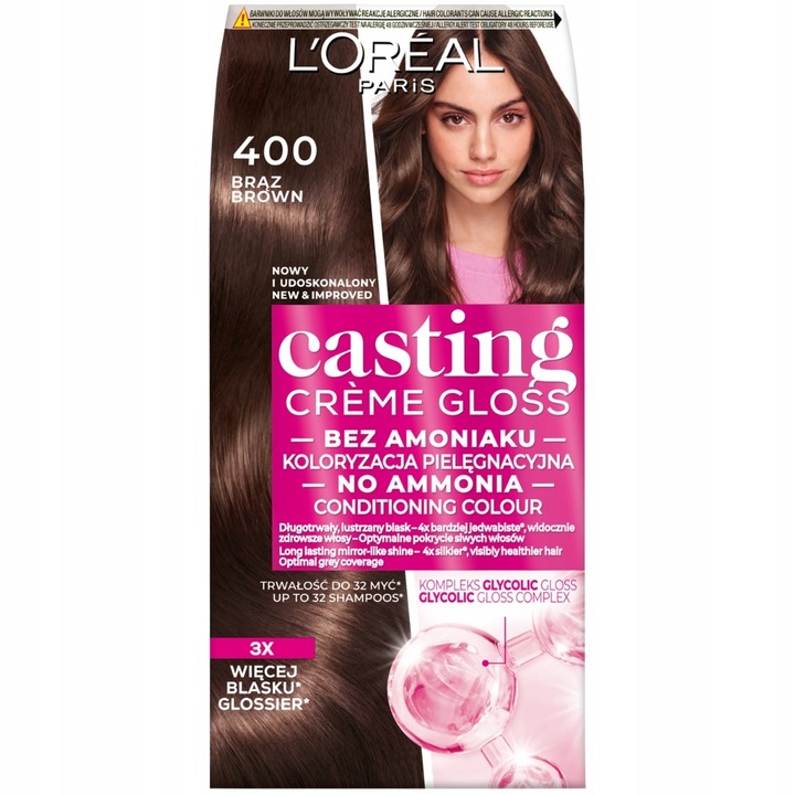 L’Oréal Casting Crème Gloss 400 Braun Haarfarbe