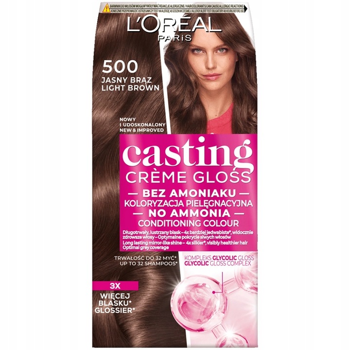 L’Oréal Casting Crème Gloss 500 Hellbraun Haarfarbe