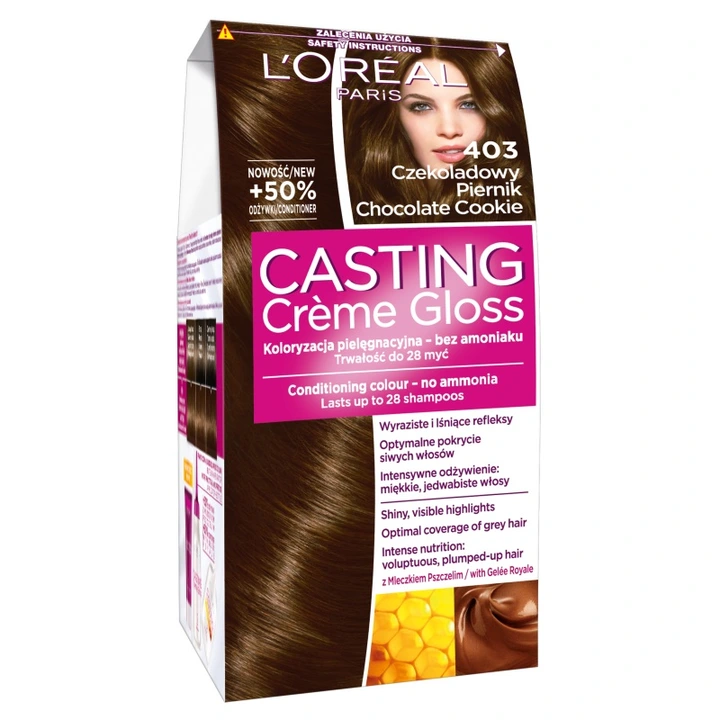 L’Oréal Casting Crème Gloss 403 Schokoladenlebkuchen Haarfarbe