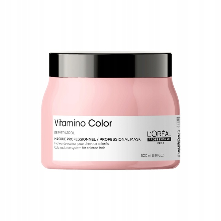 L’Oréal Professionnel Vitamino Color Haarmaske für gefärbtes Haar, Farbschutz und Pflege, 500 ml