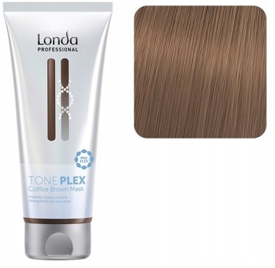 Londa Toneplex Coffee Brown färbende Maske 200 ml zur Auffrischung von Brauntönen und Haarstärkung
