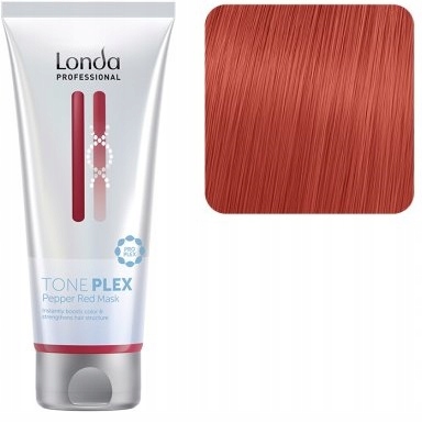 Londa Toneplex Pepper Red färbende Maske 200 ml zur Auffrischung roter Haarfarben und Haarstärkung
