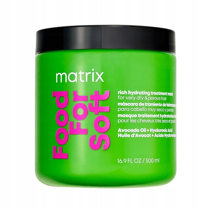 Matrix Food For Soft Feuchtigkeits Haarmaske 500 ml für sehr trockenes Haar