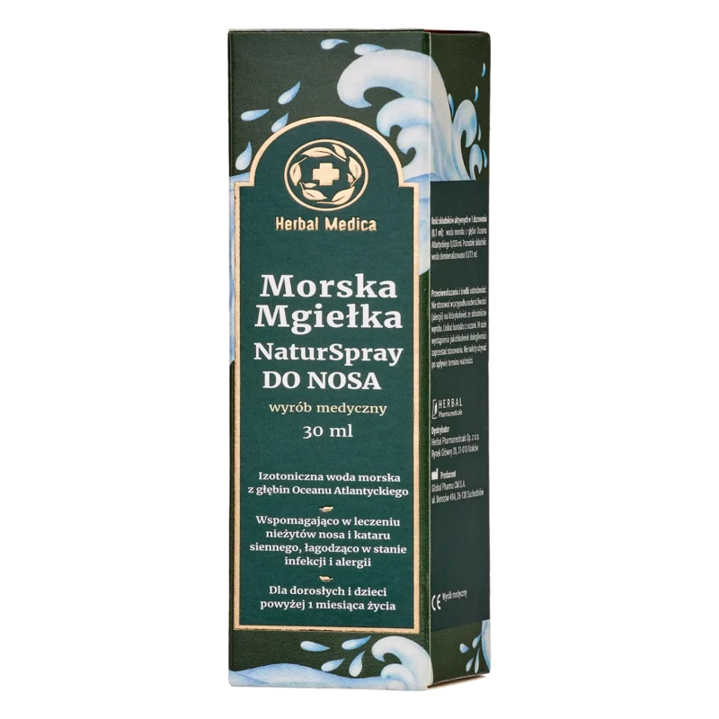 Meerwasser Naturspray Nasenspray 30 ml zur sanften Reinigung und Befeuchtung der Nase