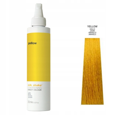 Milk Shake Direct Colour Giallo farbgebender Haar Toner Gelb 200 ml