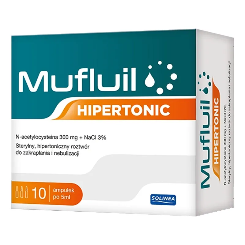 Mufluil Hipertonic Ampullen 5 ml zur Inhalation und Schleimlösung der Atemwege