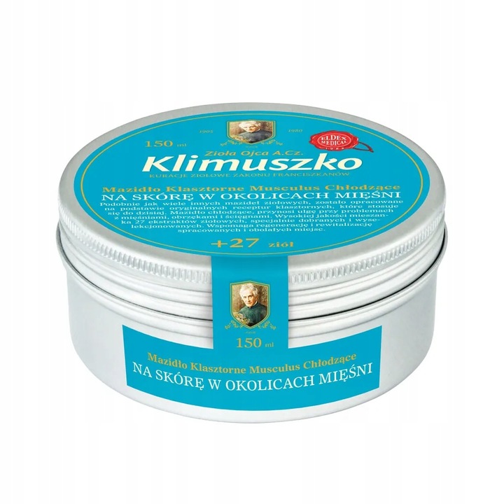 Klimuszko Musculus Kräuterbalsam für Muskelbereich 150 ml