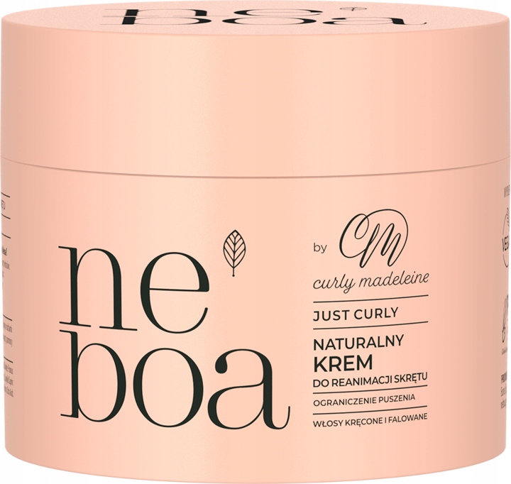 NEBOA Just Curly by Curly Madeleine Lockencreme zur Reaktivierung von Locken, Anti-Frizz Pflege, 150 ml