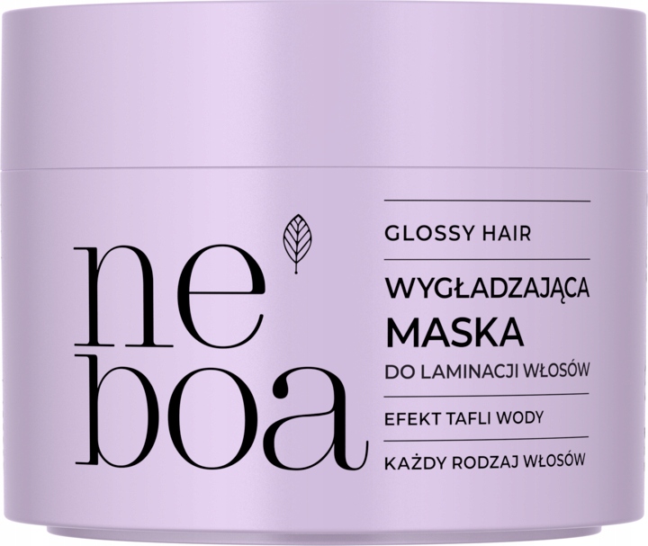 Neboa Glossy Hair Laminierungsmaske für glattes und glänzendes Haar mit Laminierungseffekt, 300 ml