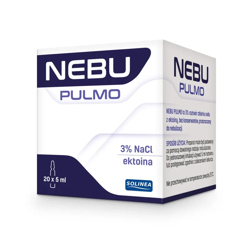 Nebu Pulmo 3% Inhalationslösung mit Ectoin Ampullen für Vernebler