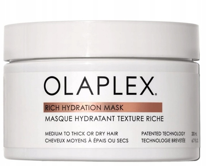Olaplex Rich Hydration Mask 200 ml Feuchtigkeitsmaske für dickes und trockenes Haar