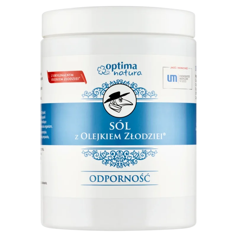 Optima Natura Jod-Brom-Badesalz mit Diebe-Öl 1 kg zur Unterstützung der Immunität