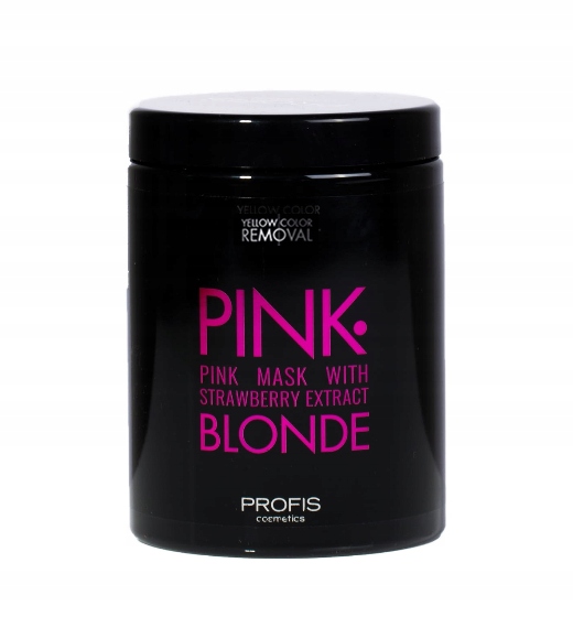 Profis Pink Blonde professionelle Farbmaske 1000 ml zur Neutralisierung von Gelbstich bei blondem Haar