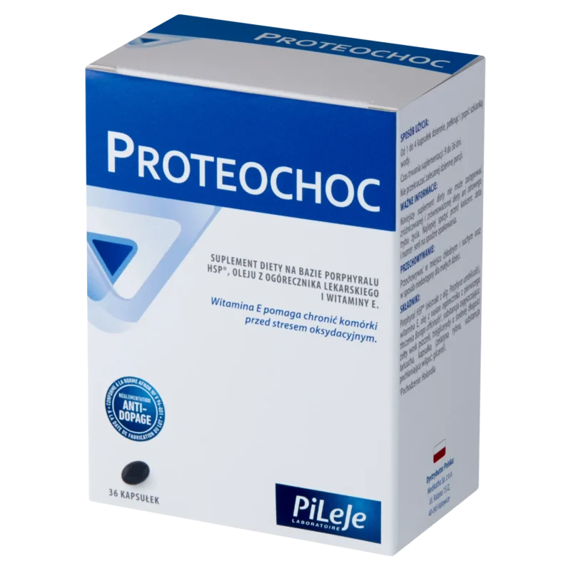 Proteochoc Nahrungsergänzung mit Porphyral HSP und Borretschöl 36 Kapseln