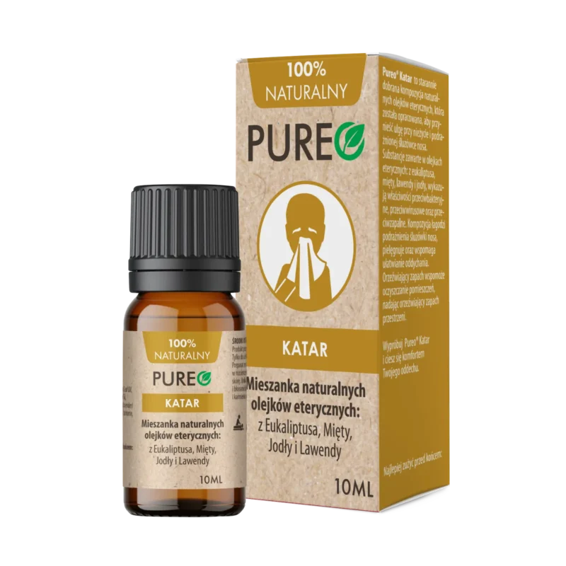 Pureo Schnupfen ätherische Ölmischung 10 ml für Inhalation und Aromatherapie bei Erkältung