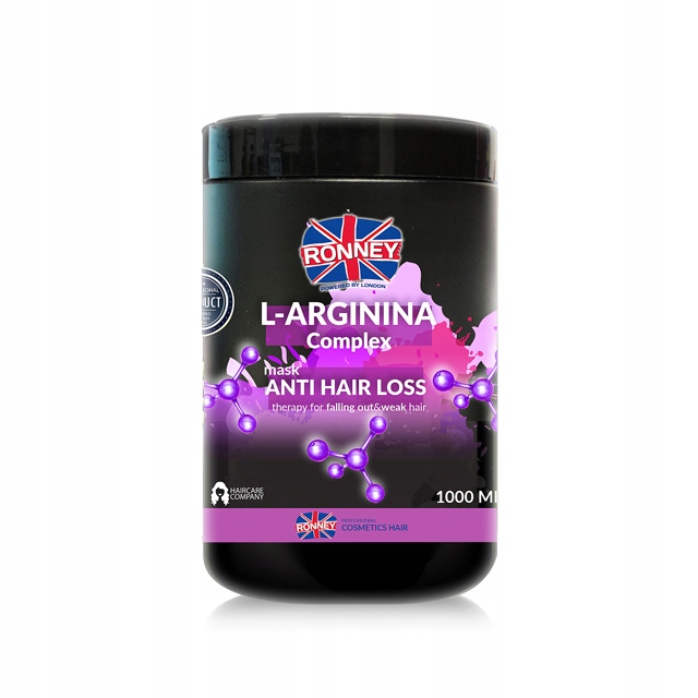 Ronney L-Arginin Complex Anti Hair Loss Haarmaske gegen Haarausfall, stärkende Pflege mit Arginin, 1000 ml
