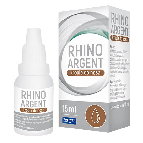 Rhinoargent Nasentropfen 15 ml zur Pflege und Regeneration der Nasenschleimhaut
