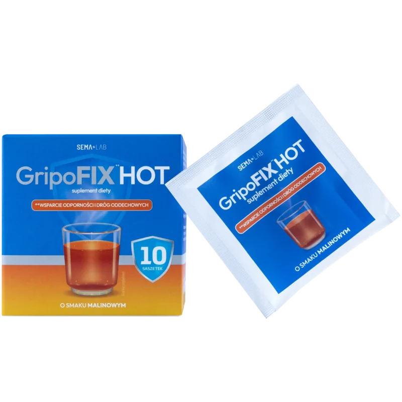 SEMA Lab GripoFix Hot Heißgetränk mit Vitamin C und Zink 10 Beutel