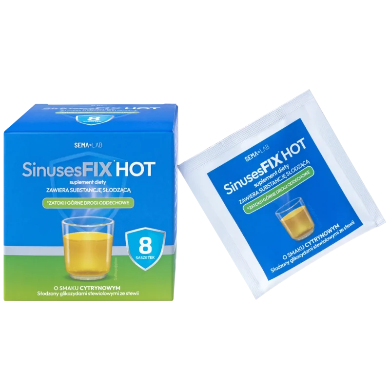 SEMA Lab SinusesFix Hot Heißgetränk Pulver in Beuteln 8 Stück