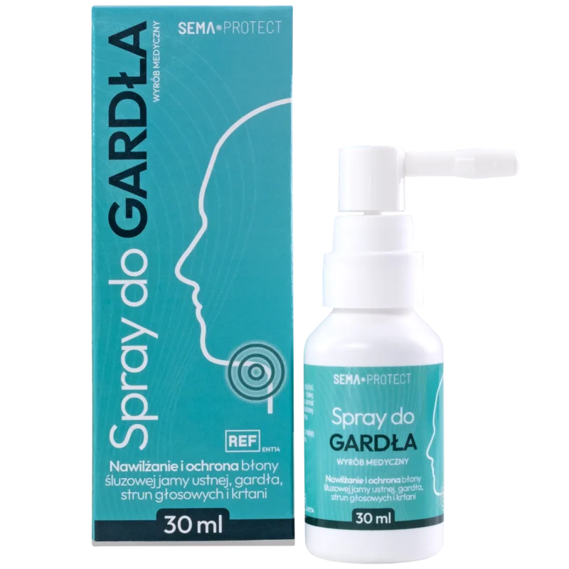 Sema Protect Halsspray 30 ml – feuchtigkeitsspendendes Halsspray bei trockenem Husten und Heiserkeit