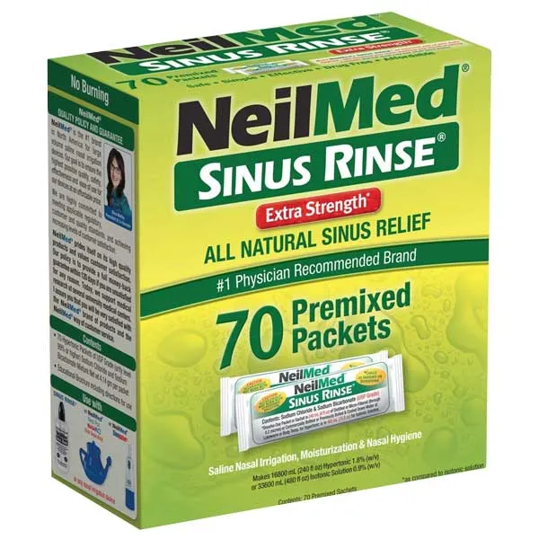 SINUS RINSE Extra Strength Nachfüllset 70 Beutel zur Nasen- und Nebenhöhlenspülung