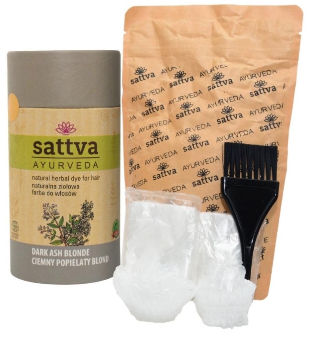 Sattva Pflanzenhaarfarbe Dunkel Aschblond 150 g