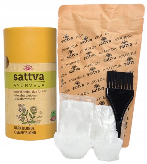 Sattva Pflanzenhaarfarbe Dunkelblond 150 g