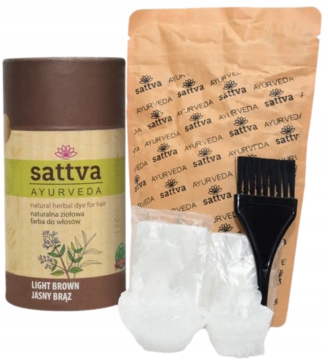 Sattva Pflanzenhaarfarbe Hellbraun 150 g
