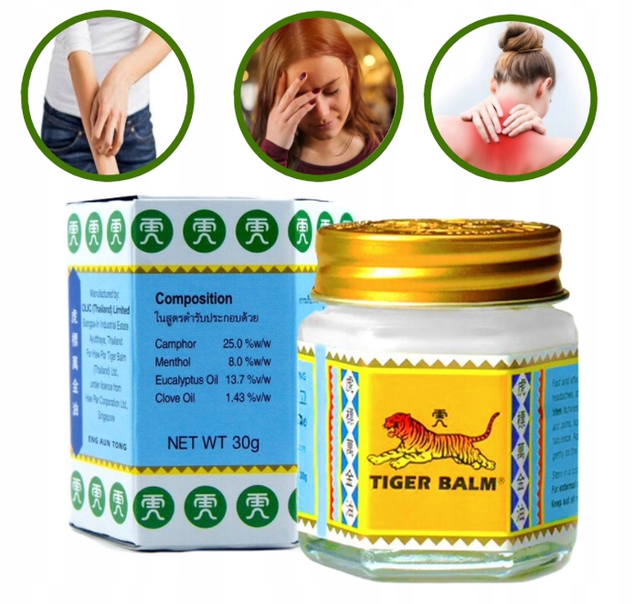 Tiger Balm White HR Original Weißer Tigerbalsam 30 g
