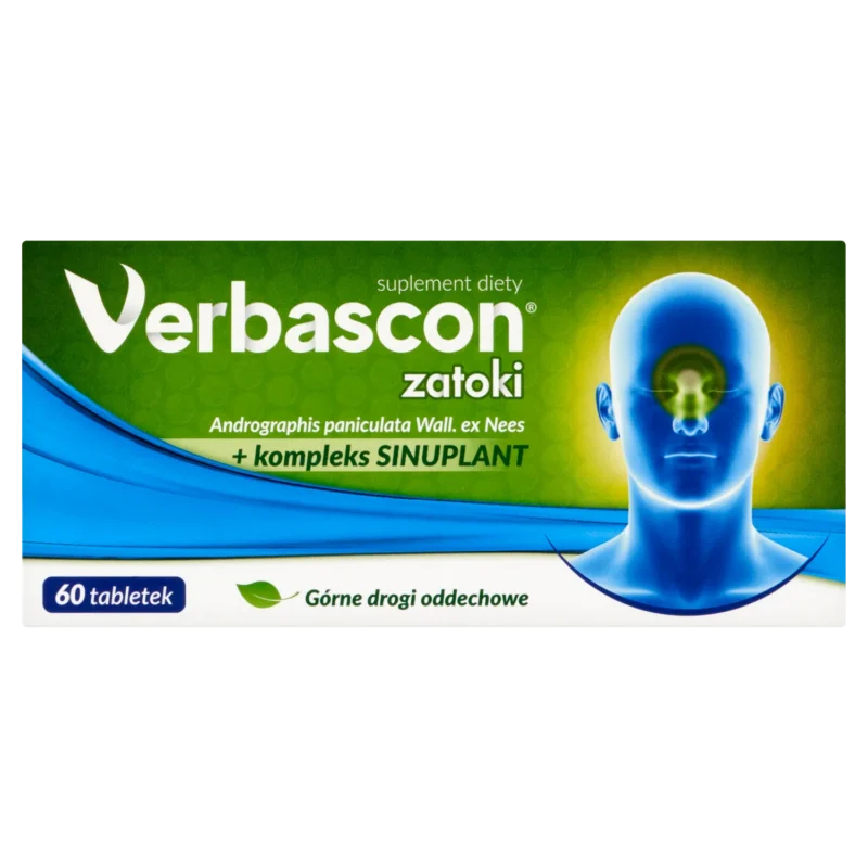 Verbascon Nebenhöhlen 60 Tabletten mit Andrographis und Pflanzenextrakten