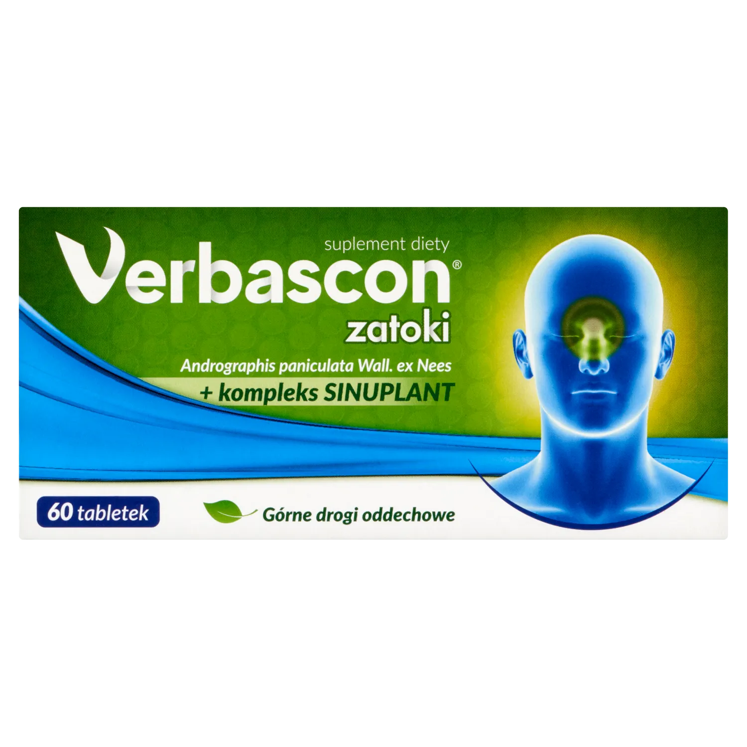 Verbascon Nebenhöhlen 60 Tabletten mit Andrographis und Pflanzenextrakten