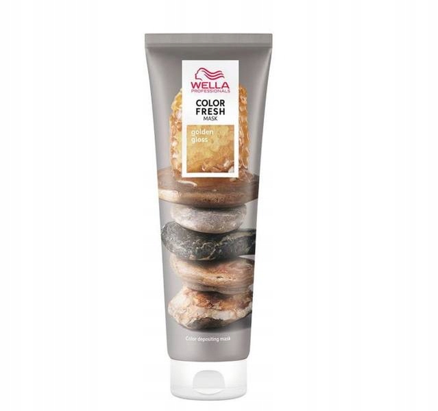 Wella Color Fresh Golden Gloss färbende Haarmaske 150 ml für blondes und blondiertes Haar