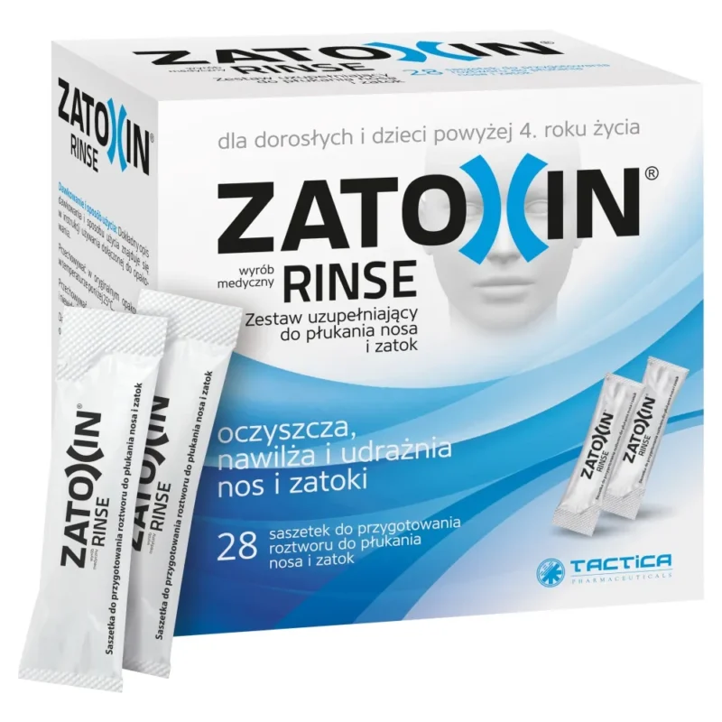 Zatoxin Rinse Nachfüllset 3,2 g x 28 Beutel zur Nasen- und Nebenhöhlenspülung für Erwachsene und Kinder ab 4 Jahren