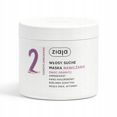 Ziaja Granatapfel feuchtigkeitsspendende Haarmaske 350 ml für trockenes Haar