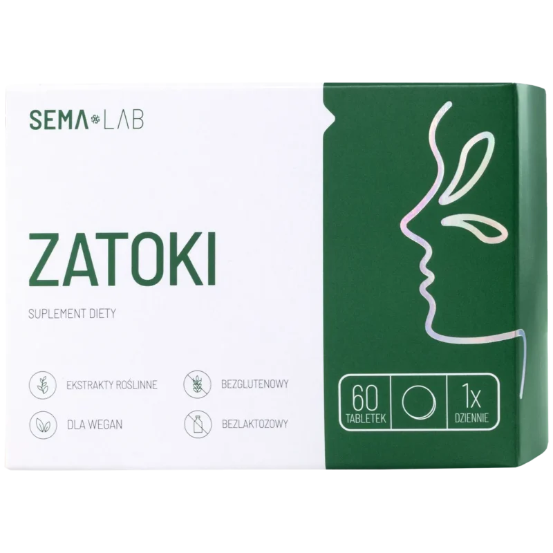 SEMA Lab Nasennebenhöhlen Tabletten 60 Stück mit pflanzlichen Extrakten