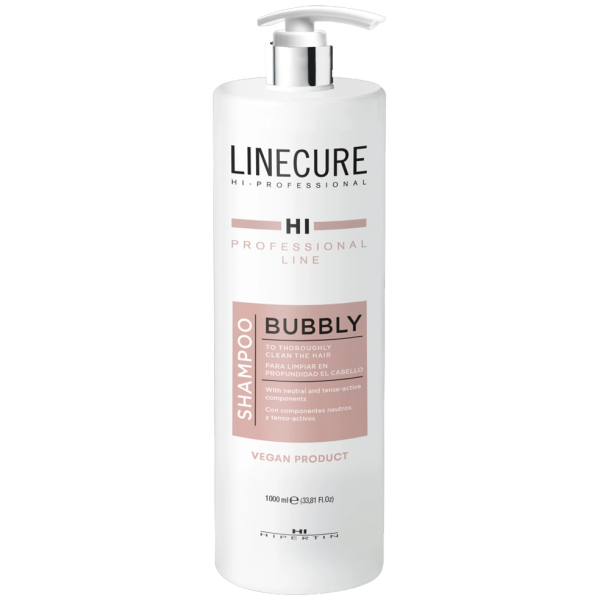 Hipertin Linecure Bubbly Shampoo 1000 ml pH neutrales Reinigungsshampoo mit Kokosduft