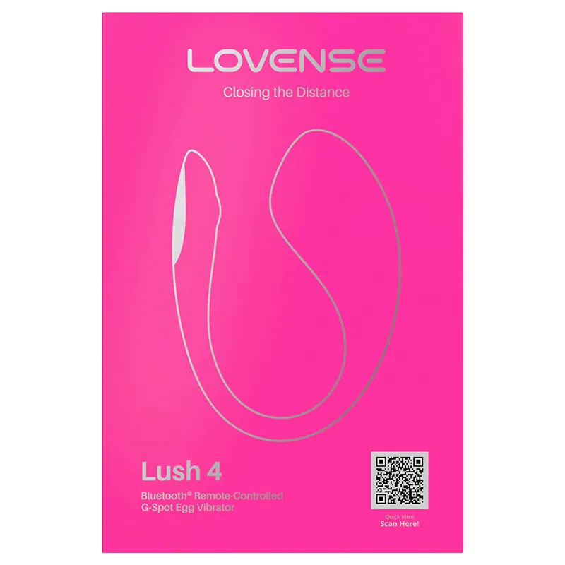 Lovense Lush 4 Bluetooth Liebeskugel mit App-Steuerung aus weichem Silikon für G-Punkt Stimulation