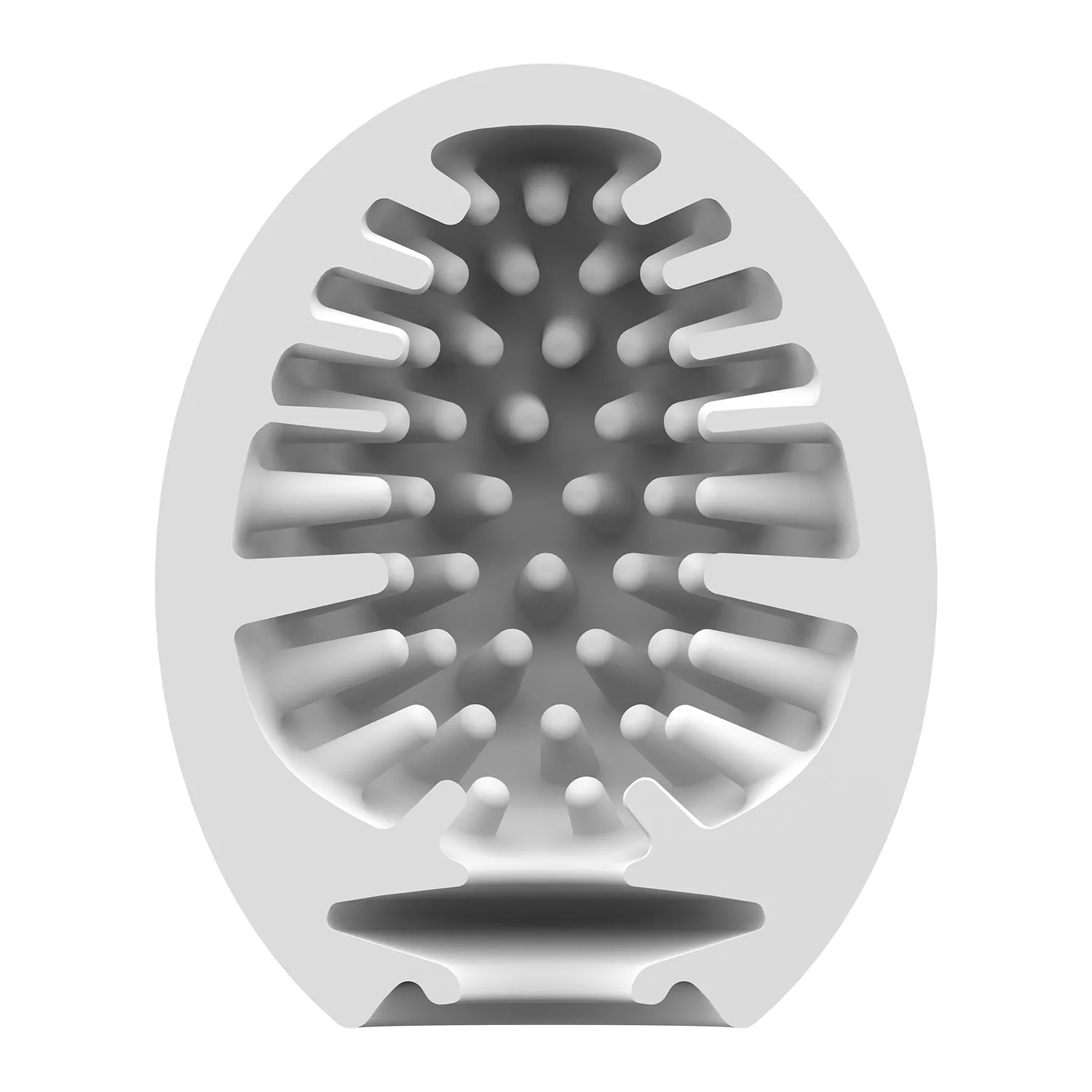 Satisfyer Naughty Masturbator Ei für Männer aus flexiblem TPE mit stimulierender Innenstruktur