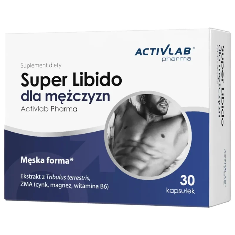 Activlab Pharma Super Libido Kapseln mit Tribulus, Zink und Magnesium zur Unterstützung von Libido und Testosteron