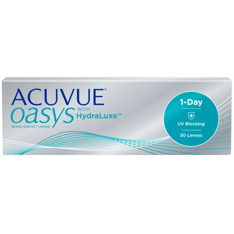 Acuvue Oasys 1-Day Tageskontaktlinsen mit HydraLuxe™ Technologie für langanhaltende Feuchtigkeit