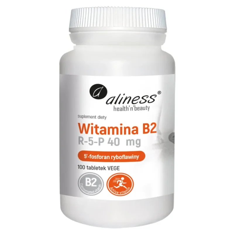 Aliness Vitamin B2 R-5-P 40 mg 100 vegane Tabletten Riboflavin