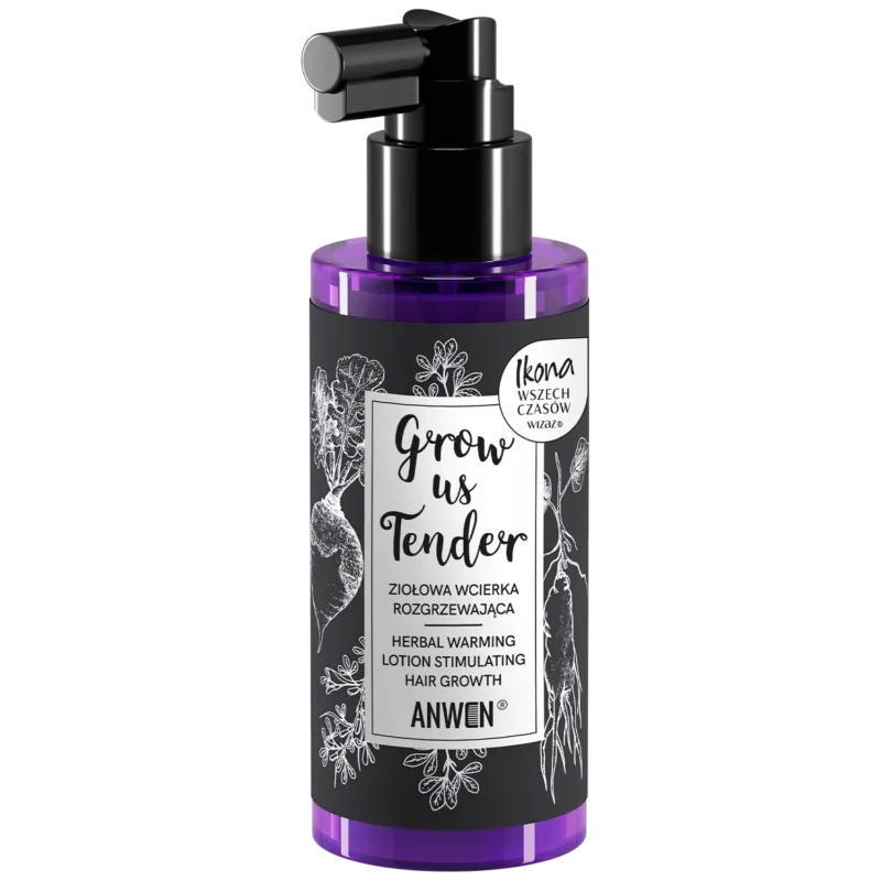 Anwen Grow Us Tender wärmendes Kräuter Haarwasser gegen Haarausfall 150 ml