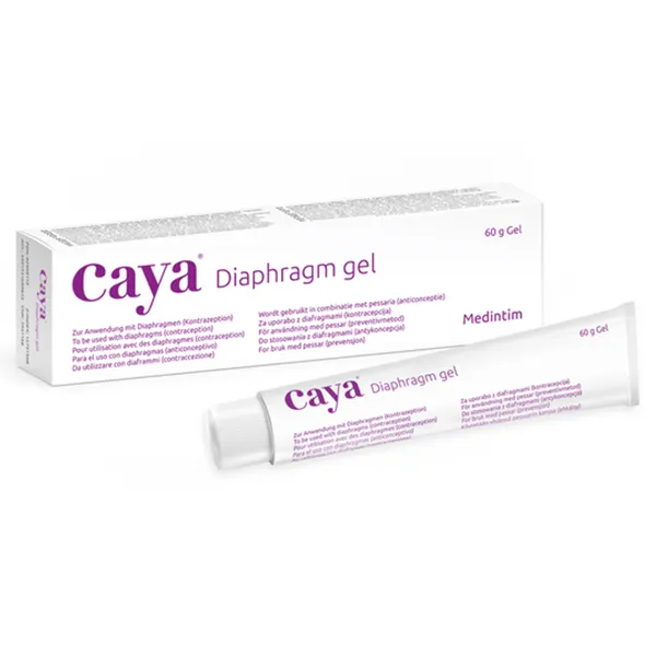 Caya Gel 60 g hormonfreies Verhütungsgel für Diaphragma