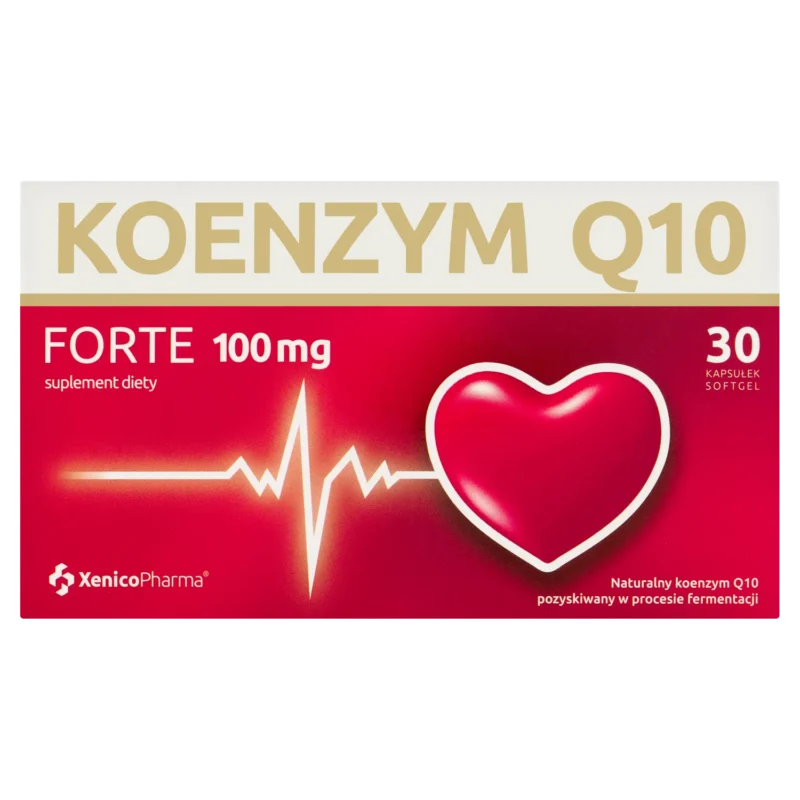 Coenzym Q10 Forte 100 mg 30 Kapseln – Nahrungsergänzung mit Ubichinon für Energie und Zellschutz