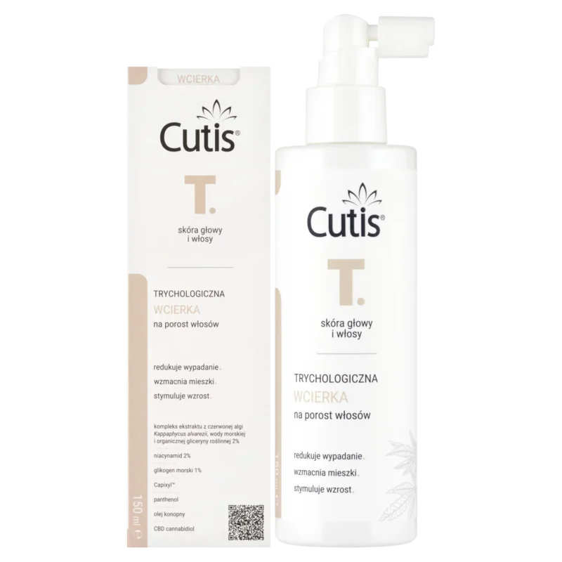 Cutis T trichologisches Haarwasser gegen Haarausfall und für stärkeres Haarwachstum 150 ml